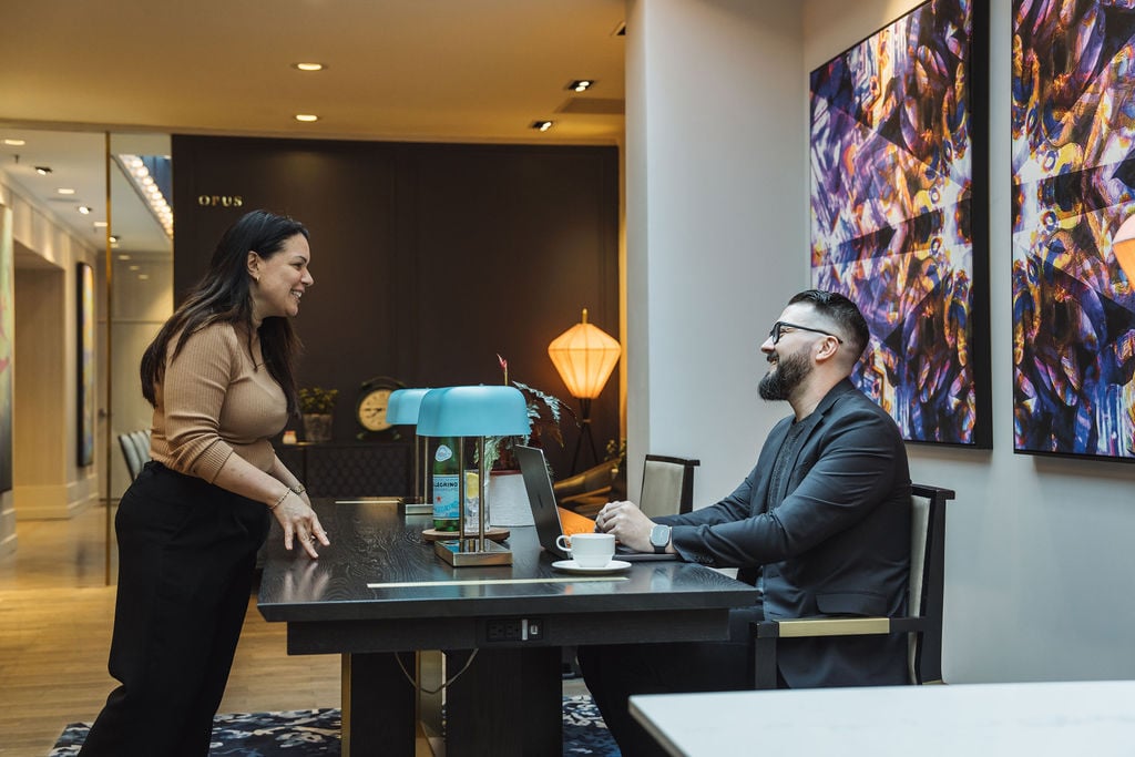 Meetings at the Heathman Hotel in Portland, Oregon.